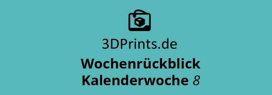 Wochenrückblick KW 8 – Studie, Pinshape, Microsoft Kinect, Sculpteos Infografik